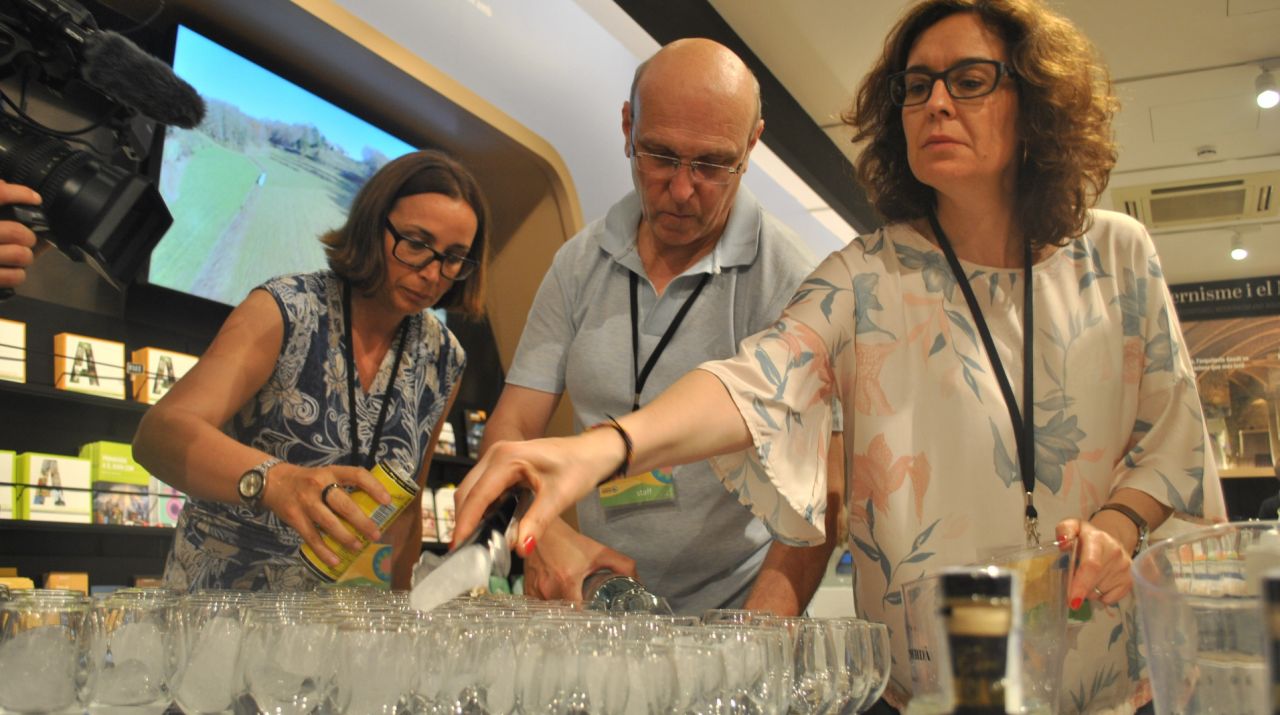 Degustació de copes volcàniques.