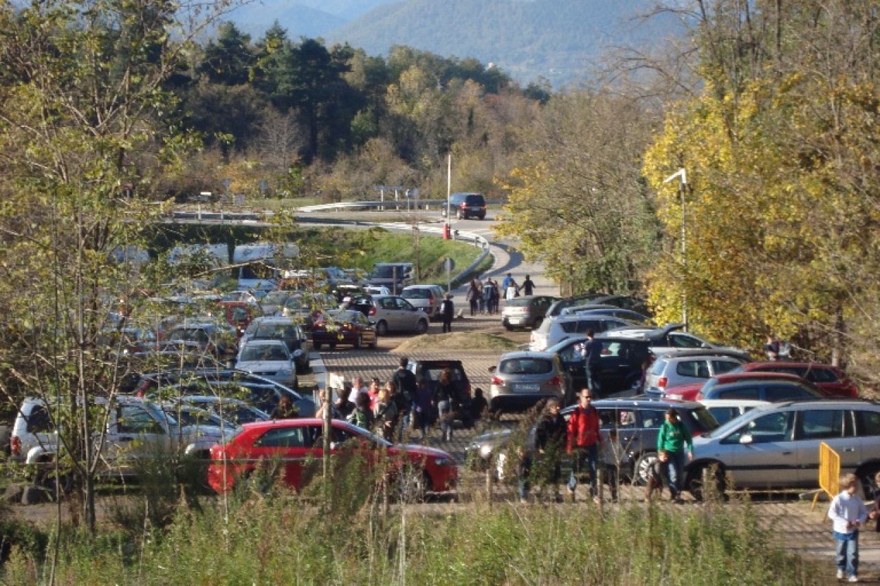 Nou sistema de pagament de l'aparcament de la Fageda d'en Jordà