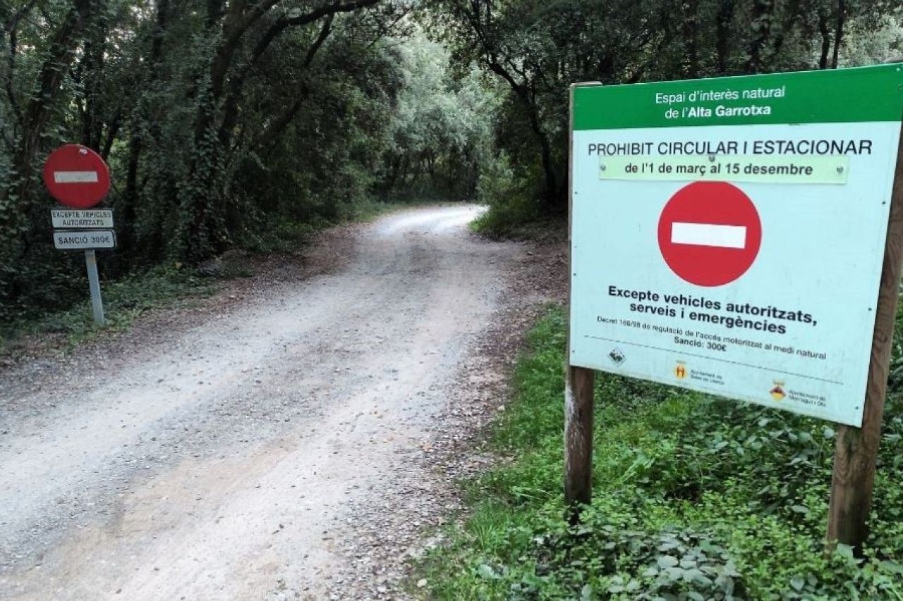 Inici de la regulació de l’accés motoritzat a la pista de Sadernes