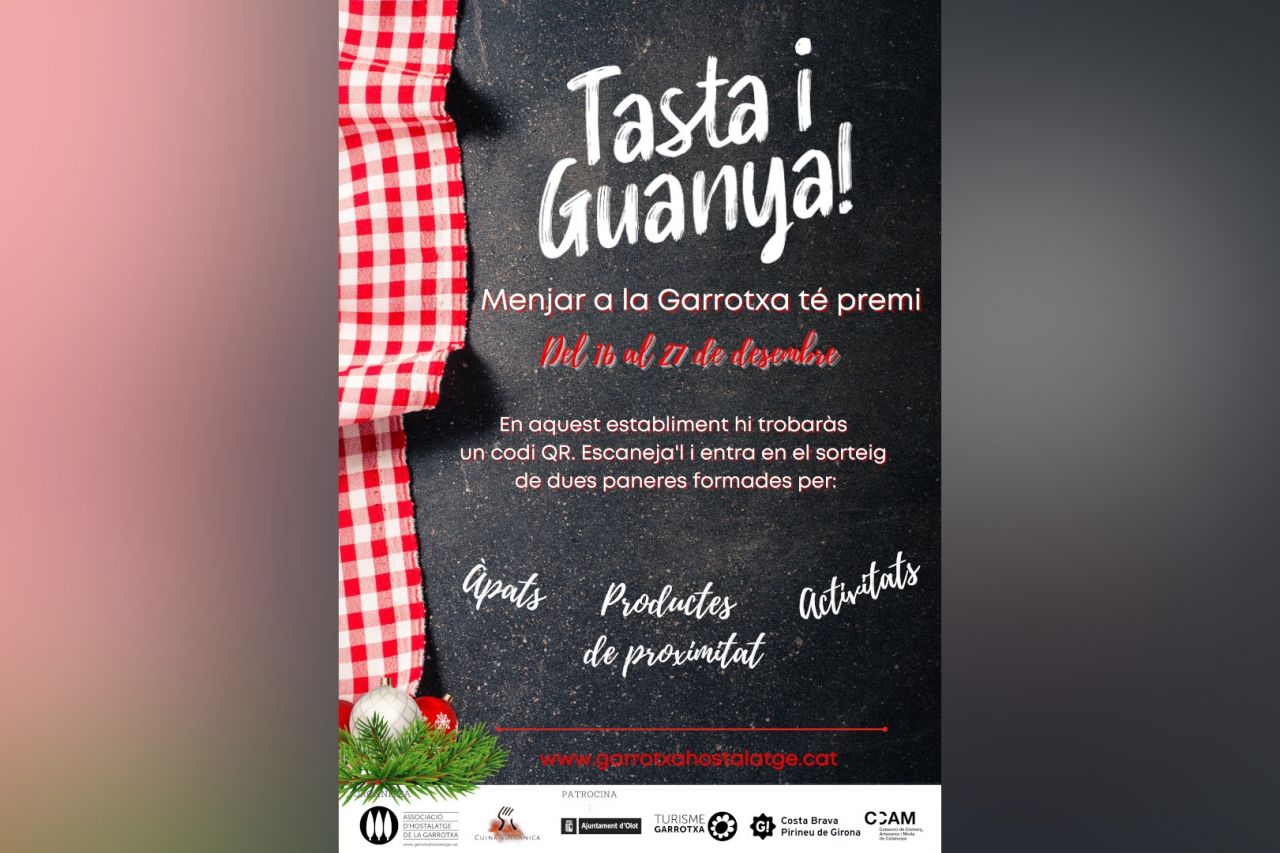 Tasta i Guanya! Menjar a la Garrotxa té dues paneres de premi